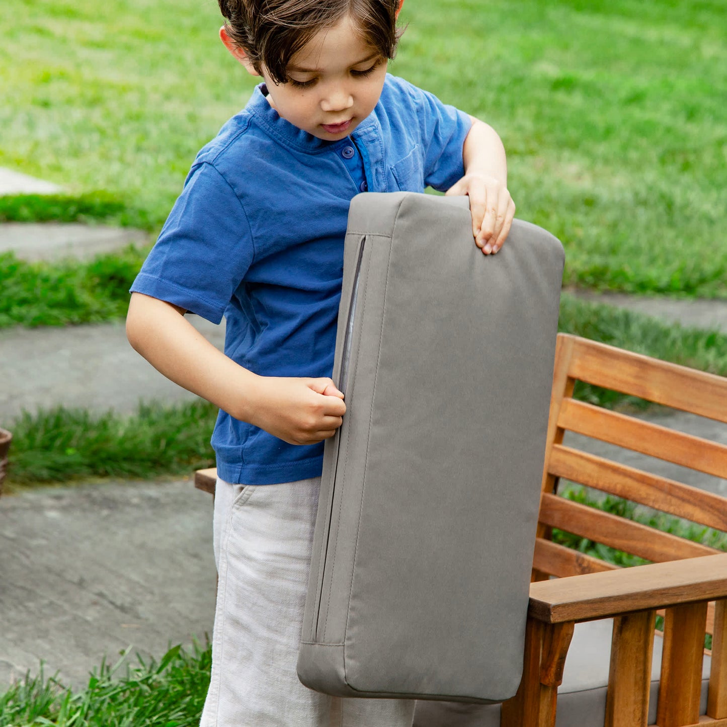 Martha Stewart Kids' Outdoor Couch, Chair and Low Table Set