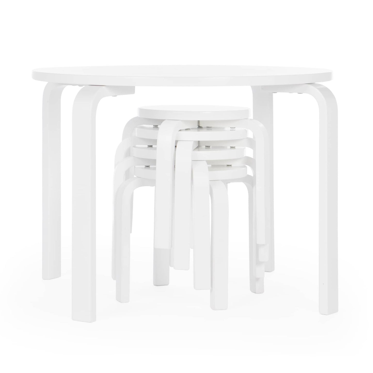 Nordic Toddler Table and Stool Set