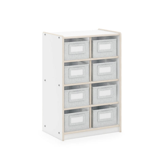 EdQ 8 Cubby Bin Storage Organizer - 30"