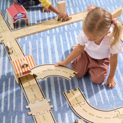 Double-Sided Roadway System - 42 pc. set