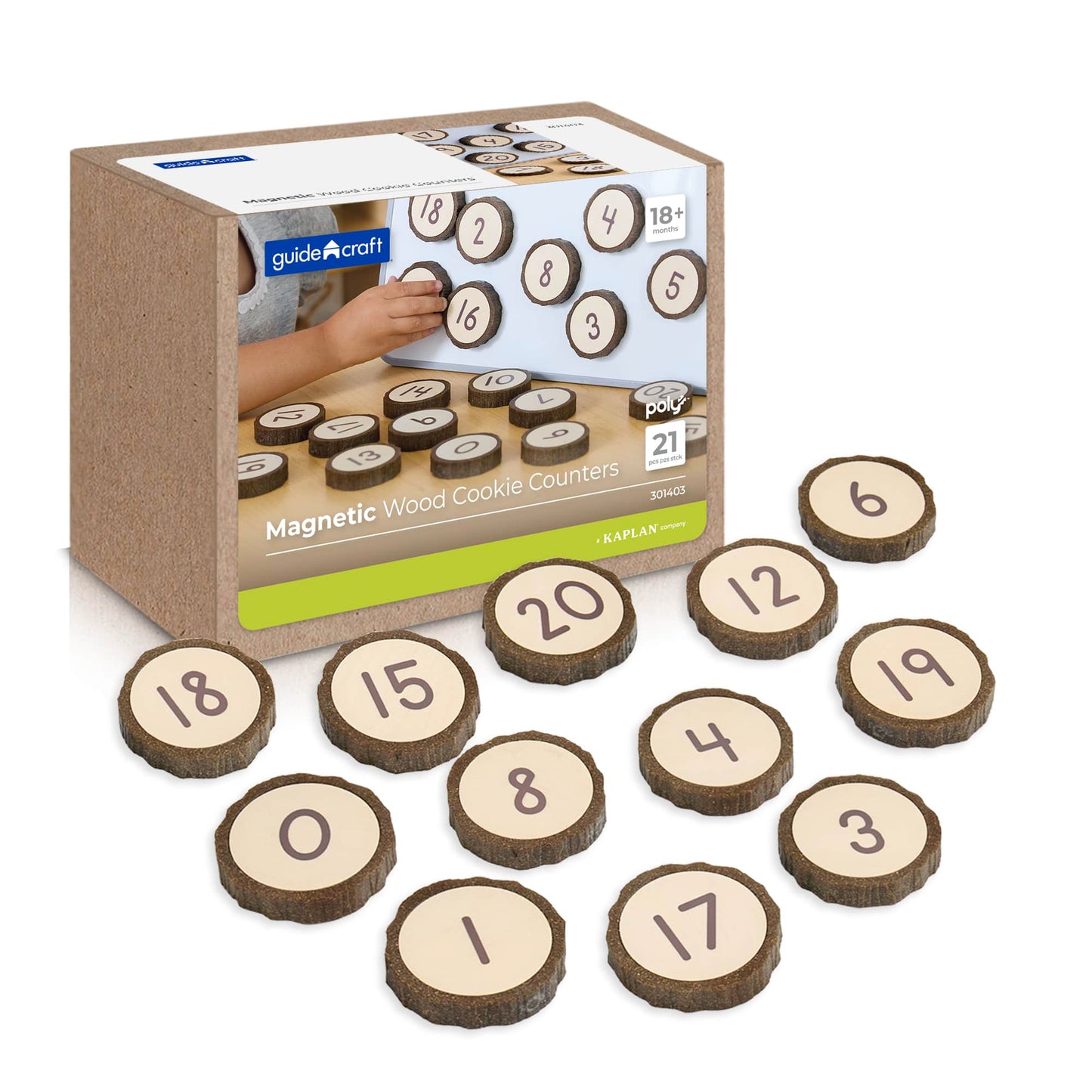 Magnetic Wood Cookie Counters