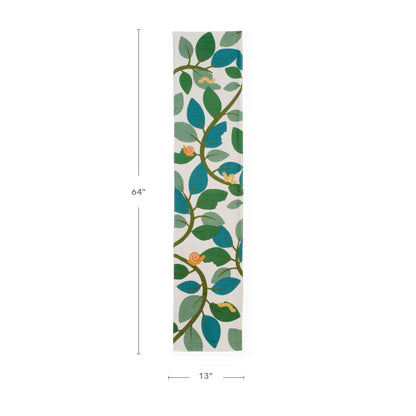 Snail Trails Decorative Runner - 64" x 13"