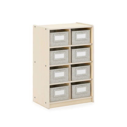 EdQ 8 Cubby Bin Storage Organizer - 30"