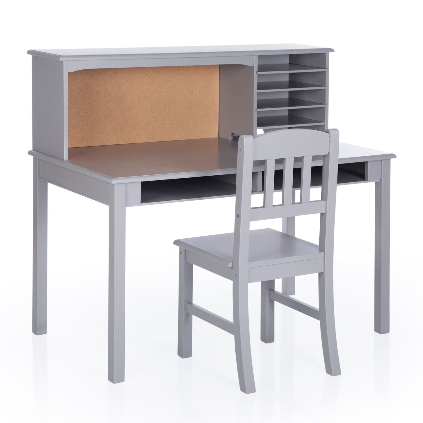 Kids' Media Desk, Hutch and Chair Set