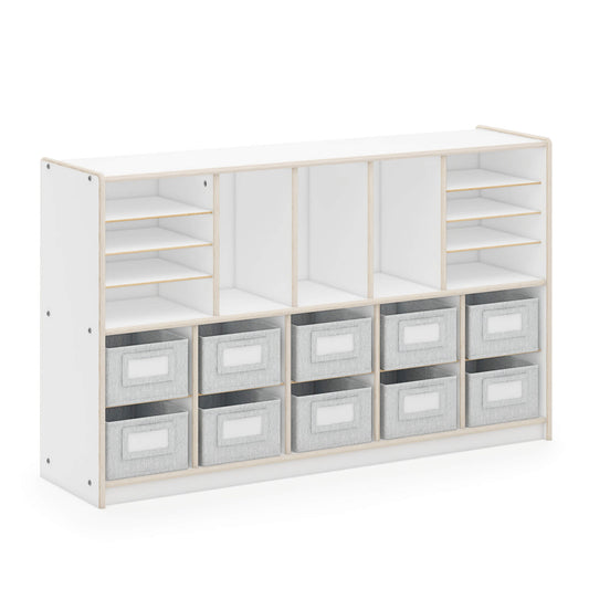 EdQ Shelves and 10 Bin Storage Unit - 30"