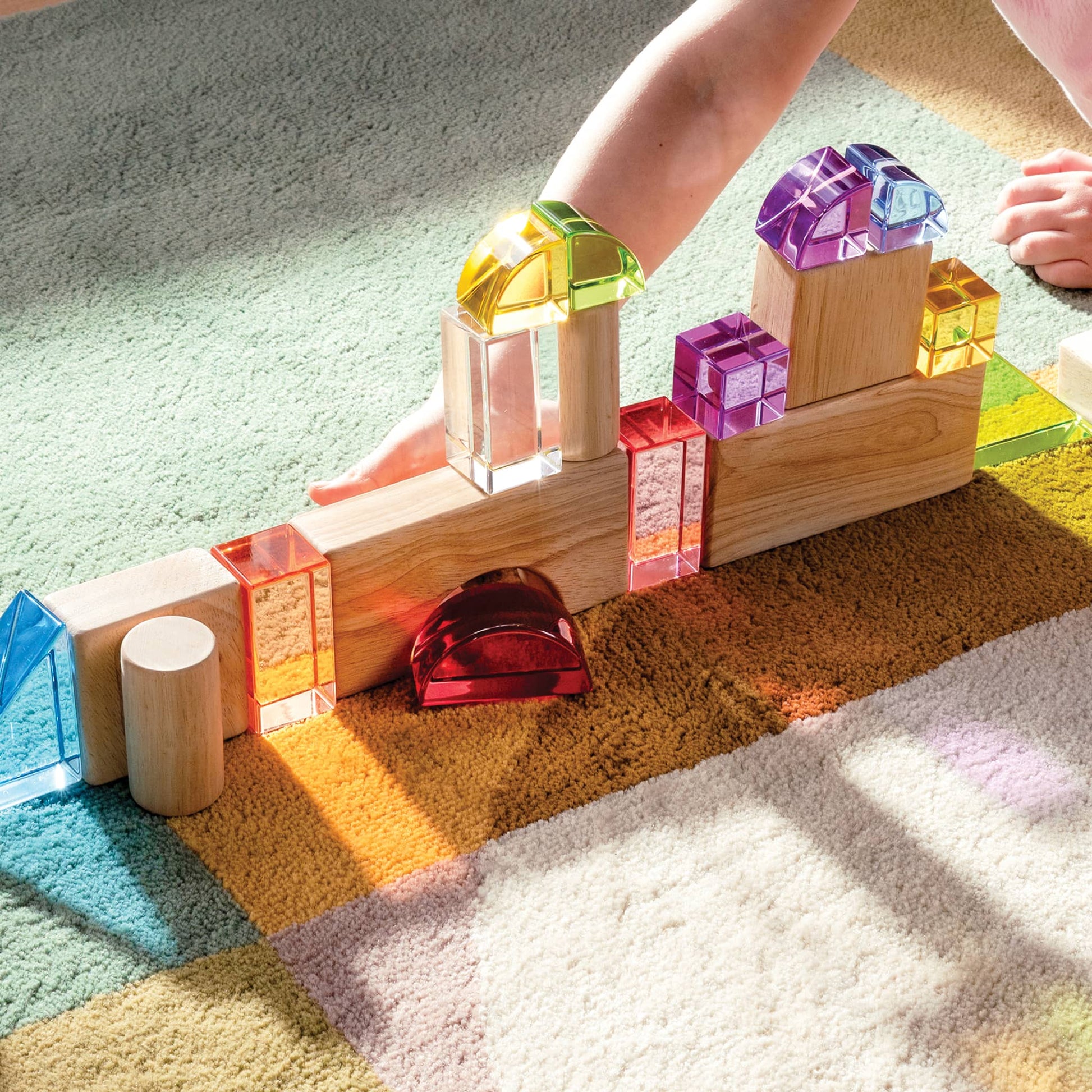 Acrylic Rainbow Unit Blocks - Foundation Set