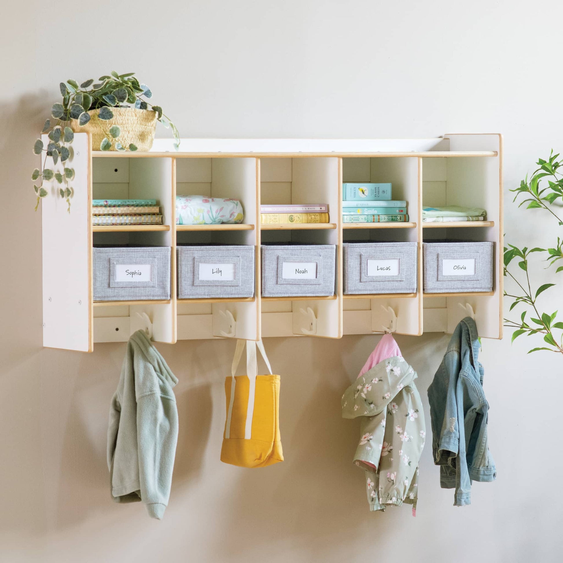 EdQ 10-Section Wall Mounted Locker