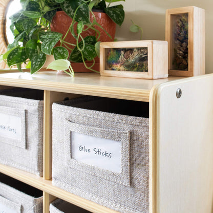 EdQ 8 Cubby Bin Storage Organizer - 30"