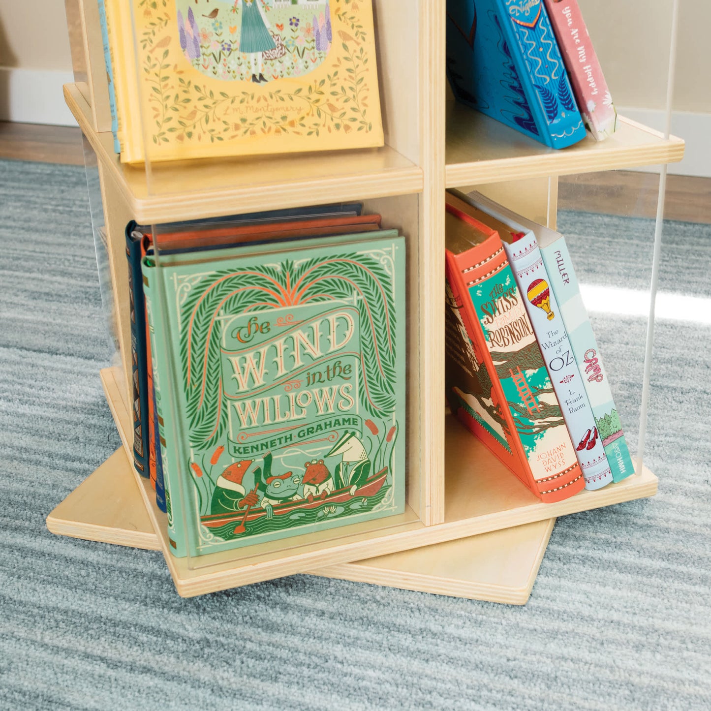 EdQ Rotating Book Display 3 Tier
