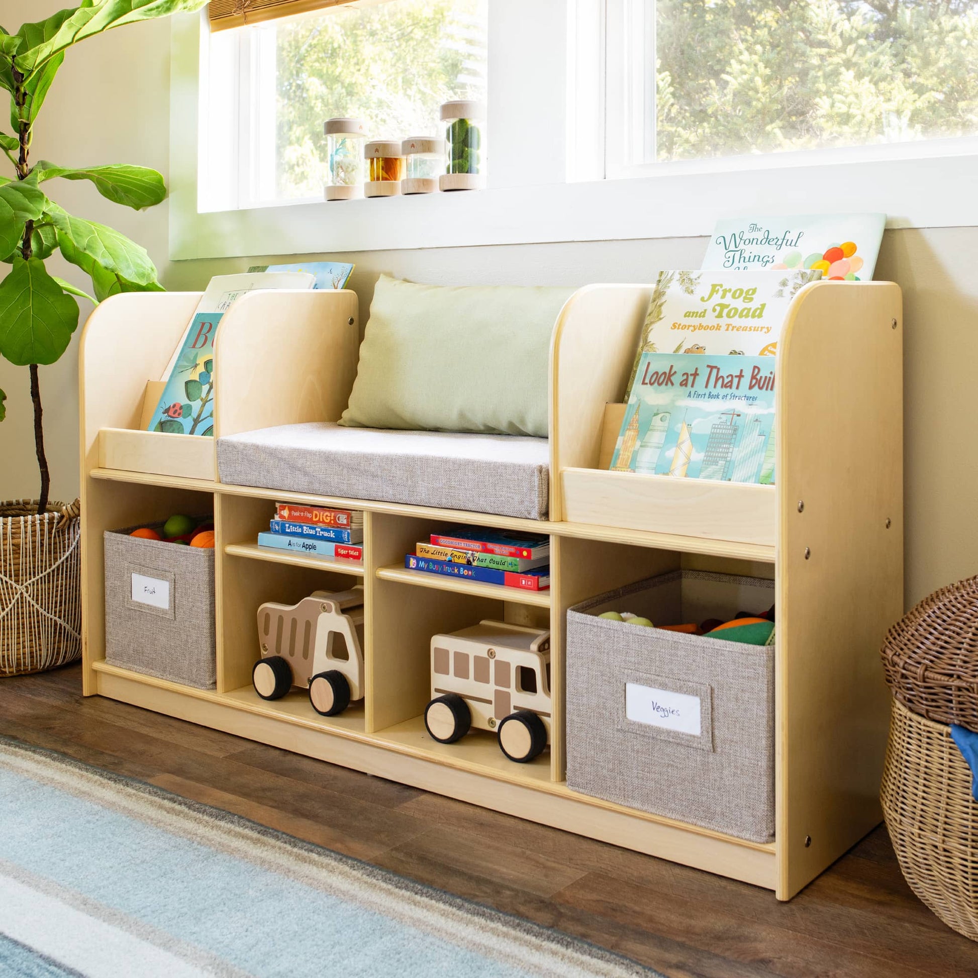 EdQ Reading Nook with Bins