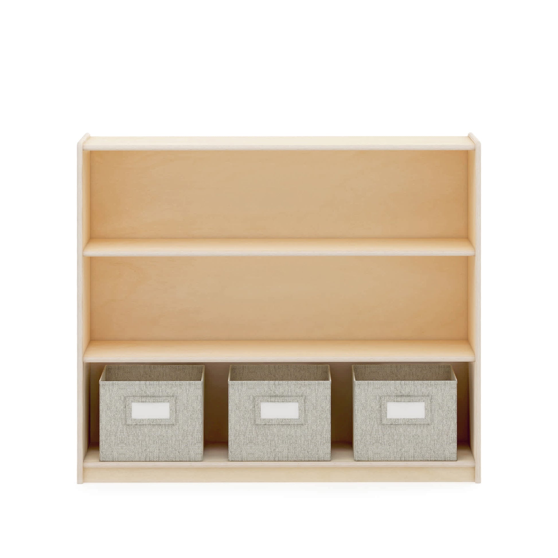 EdQ 3-Shelf Open Storage with Bins - 36"
