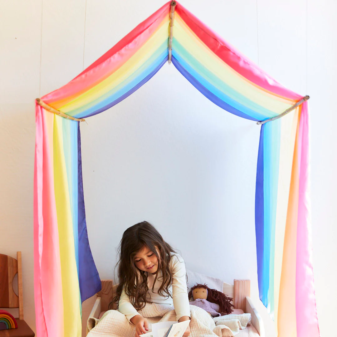 Sarah's Silks Double Rainbow Playsilk